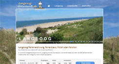 Desktop Screenshot of langeoog-unterkunft.de
